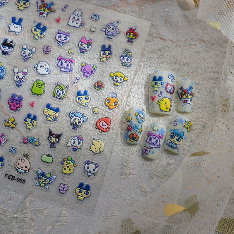 新しい電子ペット ママチ クチパチ 3D レリーフネイルステ - Diy Electronic Components のレビューと価格
