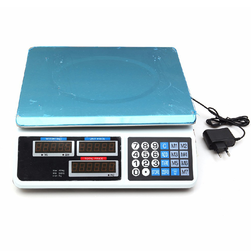 ステンレス製電子スケール 30KG 充電式 食品・肉計量 計 - Diy Electronics Stores のレビューと価格