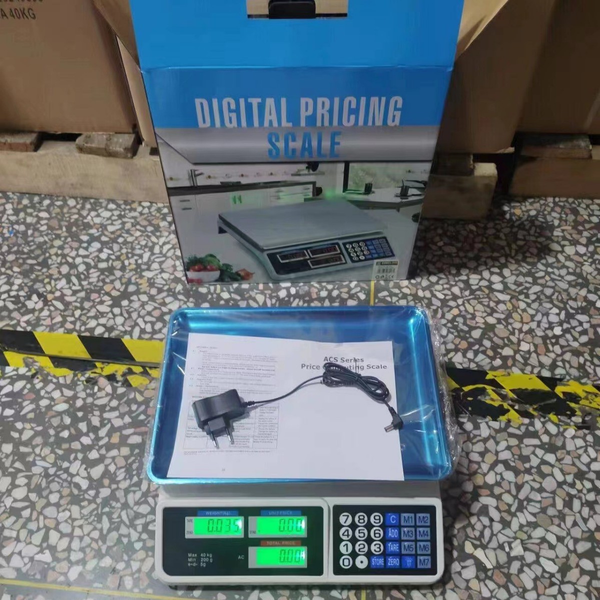 ステンレス製電子スケール 30KG 充電式 食品・肉計量 計 - Diy Electronics Stores のレビューと価格