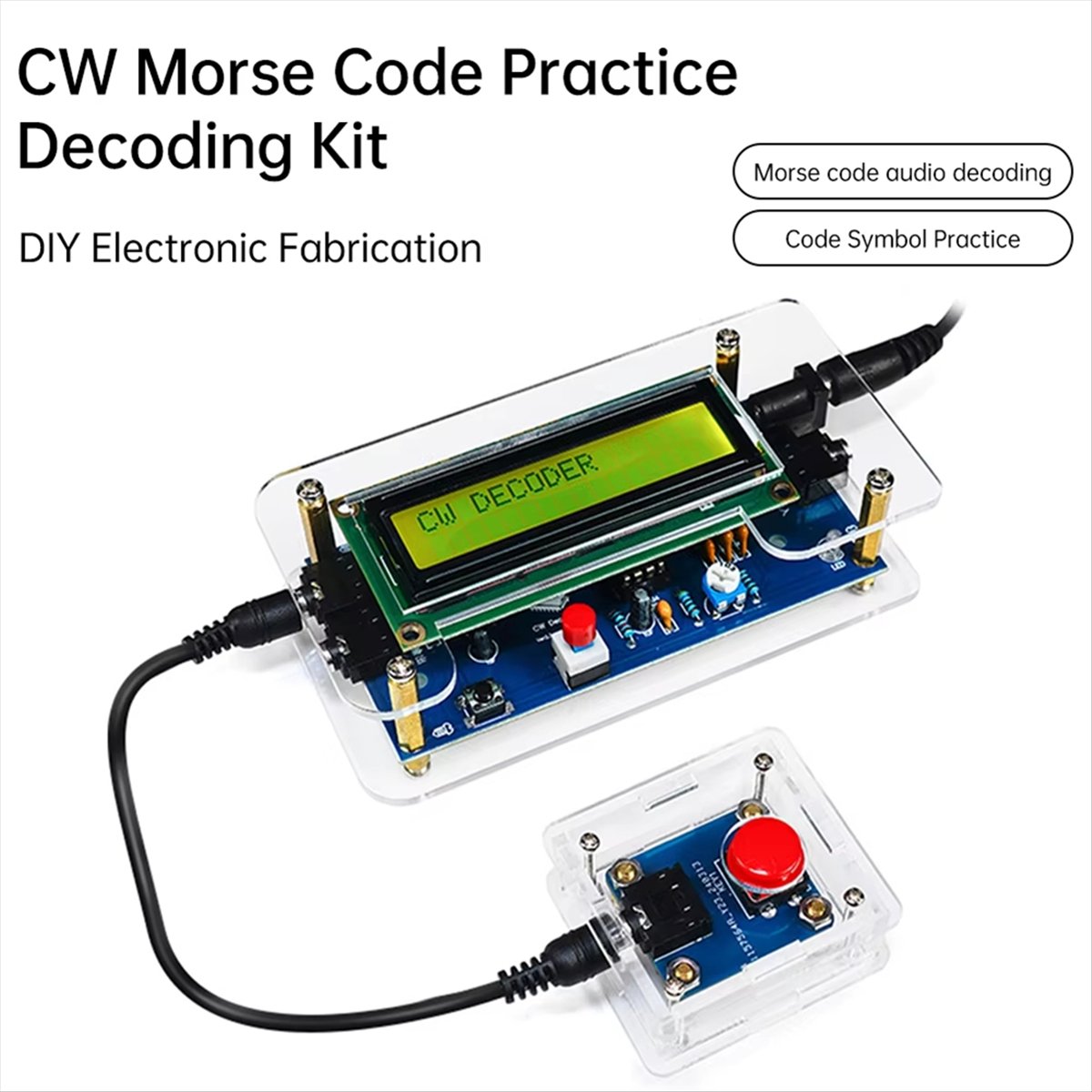 HDL DC9V CW モールス信号デコーダー回路基板溶接練 - Diy Electronics Board のレビューと価格