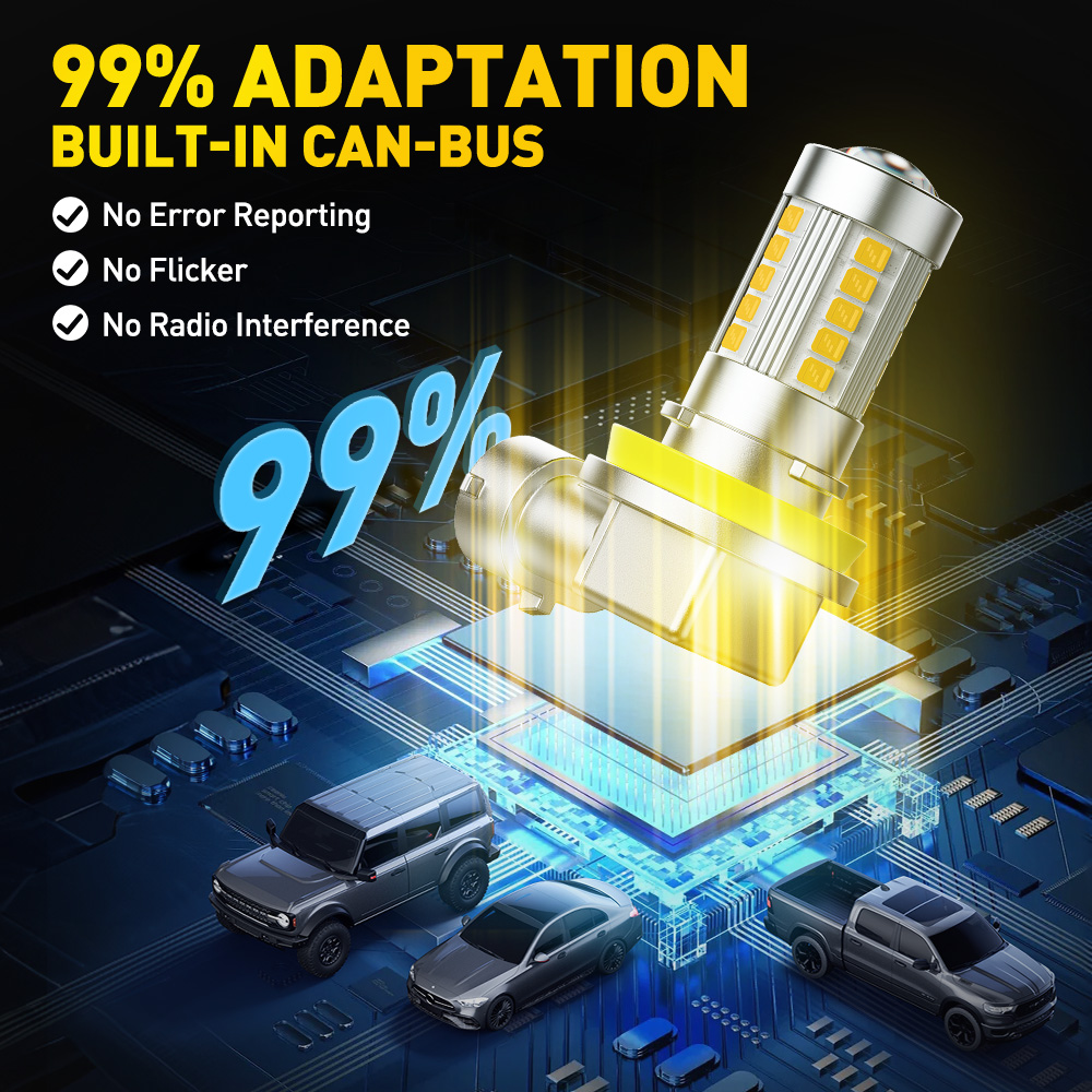 AUXITO 6G27 フォグライト H8 H9 H11 H - Diy Lamp Electronics のレビューと価格
