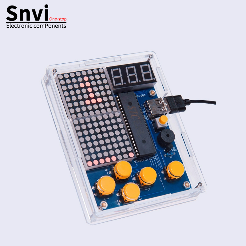 Snvi DIY ピクセルゲームコンソールキット 51 MC - Diy Electronics Learning Kit のレビューと価格