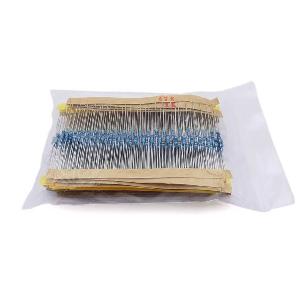 1/4W電力金属皮膜抵抗キット,3120値,156x10m, - Resistor Kit 1 4W のレビューと価格