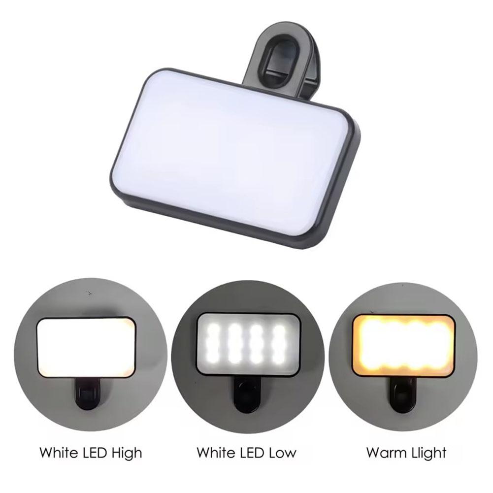 ミニ LED セルフィーライト 3 色モード調整可能な明るさ - Diy Lamp Electronics のレビューと価格