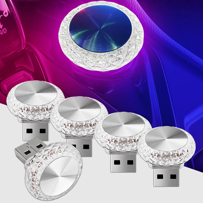ポータブル車 USB アンビエントライトミニ LED 装飾雰 - Diy Lamp Electronics のレビューと価格